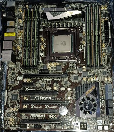 128GB RAM - Intel X79 - Xeon E5-2690v2 10 Core - Asrock Extreme 6 -