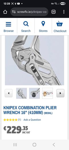 knipex 400m pipe wrench