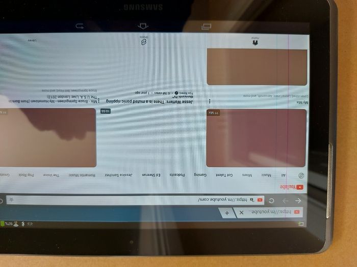 Samsung Galaxy Tab 2, Black, 16GB, Model GT-P5110, Battery is swollen but Tablet still works fine, excellent cosmetic condition otherwise