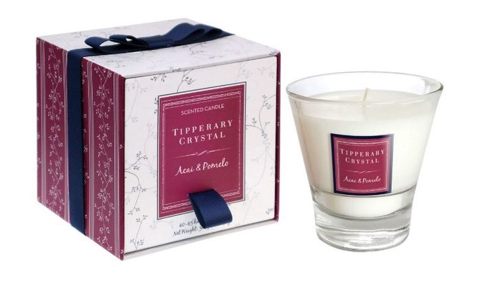 2 Tipperary Crystal Candles BNIB