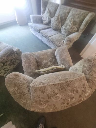 Vintage Suit Sofa and two chairs