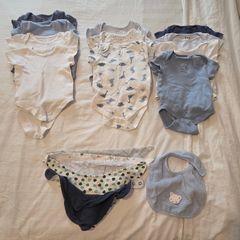 Baby boy vests & bibs