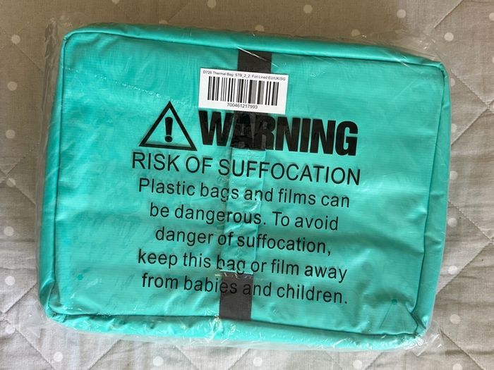 New delivery bag