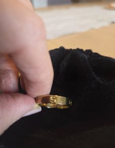 Gold Plated "Love Ring"