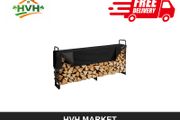 2.4m Firewood Rack with Waterproof Cover