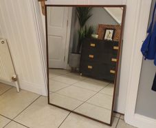 Teak Rectangular Mirror