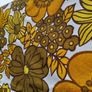1970s curtain, vintage curtain, Retro floral curtain Image 6