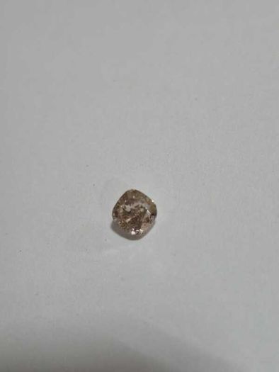 Natural 1.00 ct Fancy Pinkish Brown Cushion Diamond
