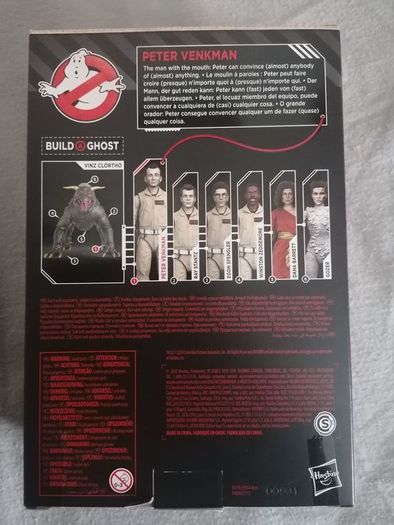 Ghostbusters Peter Venkman 6inch Hasbro Plasma Figure