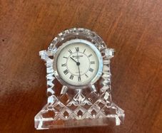Waterford Crystal Vintage Mantle Clock