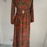 dress Bnwt wrap effect midi dress JS Millennium dress khaki & orange animal print Image 10