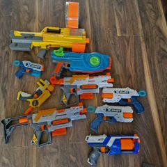 X Shot and Nerf guns