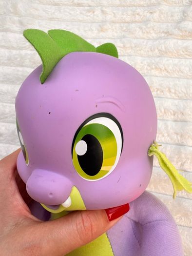 Hasbro My Little Pony So Soft Newborn Spike The Dragon 2011 Talking approx. 20 cm. Used Dirty Please see photos
