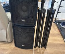 SubZero 15 Active PA Speakers (Pair) + Heavy Duty