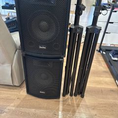 SubZero 15 Active PA Speakers (Pair) + Heavy Duty