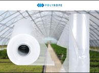 main image for ad POLYTUNNEL Clear Polythene Sheeting UV4 Greenhouse Foil 8 x 6 meters, 26ft x 20 ft