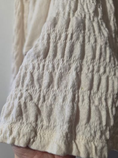 Zara girls cream textured blouse - age 5