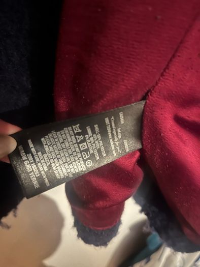 Ted Baker navy teddy coat /M
