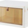 FACTORY 4 Tier Stackable Storage Box Set with Lids, 23L Capacity per Tier, Wheeled Storage Bins with Brakes Image 6