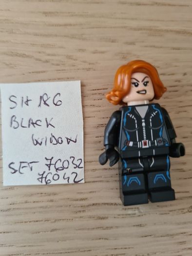 lego black widow sh0186 set 76032, 76042