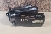 SONY HANDYCAM HDR-SR12E video camera HDD camcorder FULL HD with charging dock station