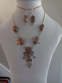 Gemstone Necklace & Earrings Sets