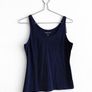 New Dunnes Stores Navy Stretch Vest Top Image 2