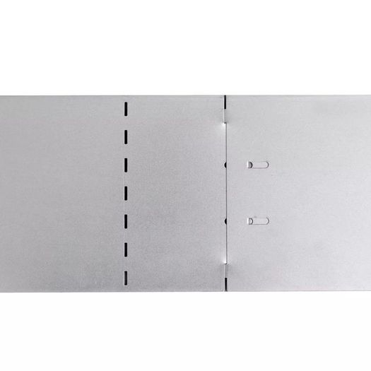 Lawn Fence 10 pcs Galvanised Steel 100x20 cm