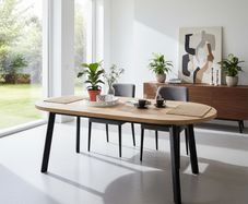 Arvian Round Extandable Dining Table 80cm to 130cm