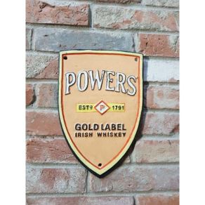 Powers Whiskey Cast Iron