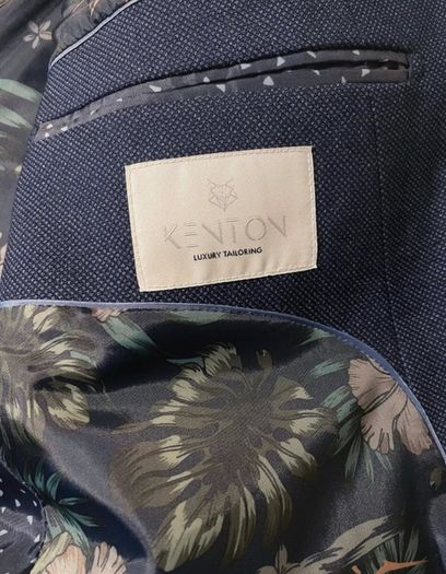 Kenton luxury tailoring 3 piece wedding suit in navy