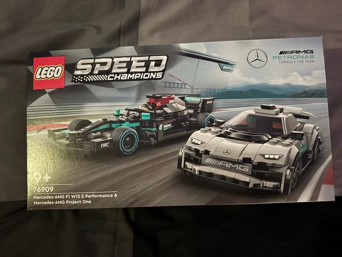 Lego Speed Champions 76909 Mercedes-AMG F1 W12 E Performance & Mercedes-AMG Project One (New in Box)