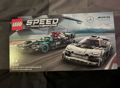 Lego Speed Champions 76909 Mercedes-AMG F1 W12 E Performance & Mercedes-AMG Project One (New in Box)