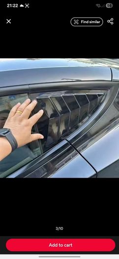 Tesla Model 3 Highland 2024+ triangle window covers