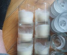 tealight candles and candle holders