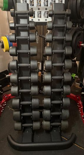 Dumbbells 1 - 10KG Pairs + Dumbbells Rack