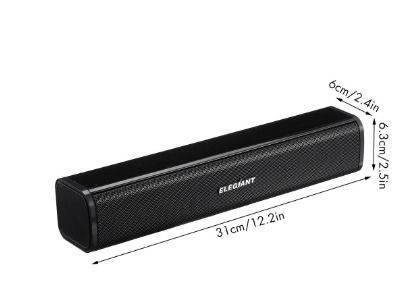 BRAND NEW Speakers Desktop PC Computer Speaker Portable Mini Soundbar HiFi Stereo Sound Music MP3 Player Speaker AUX Input