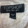 topshop size 8 lace top with scallop ending Image 5