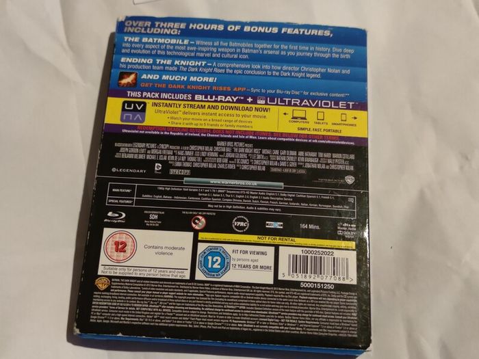 New The Dark Night Rises 2 disc Blu-ray