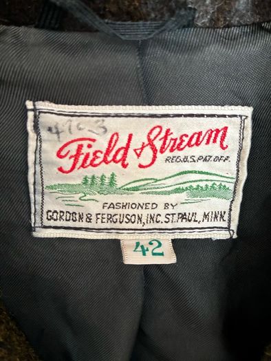 1950s field and stream pioneer wool blazer