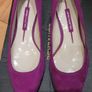 M&S Purple Suede Kitten Heel Court Shoes Size 3 UK 35.5 EU Image 10
