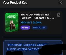 Xbox game key