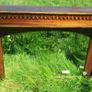 Two Part Mahogany Fireplace Image 2