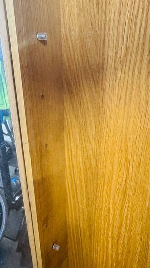 Oak display case