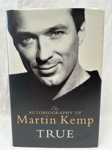 Signed Martin Kemp TRUE Autobiography, Spandau Ballet, Genuine Signature, HB