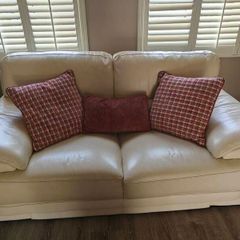 Italian leather sofa