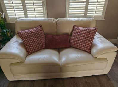 Italian leather sofa