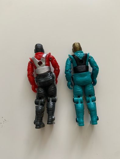 Vintage GI Joe / Action Force Astro-Viper Figures x2 - Cobra Space Troops
