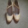 Thomas Patrick cream high heel mary janes Image 3