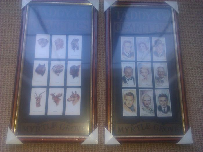 Taddy & Co. Cigarettes. Myrtle Grove .Framed